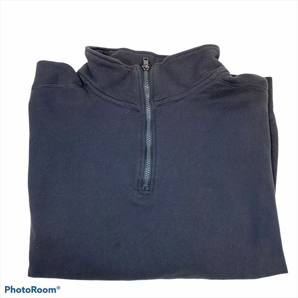 Men’s Hanes Nano 1/4 Zip Grey‎ Jacket Size 2XL